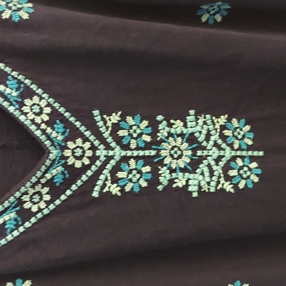 J.JILL Navy Sleeveless VNeck Pullover Maxi Dress - Picture 6 of 13